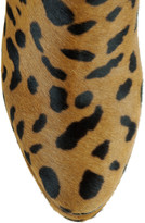 Thumbnail for your product : Charlotte Olympia Valerie leopard-print calf hair and suede ankle boots