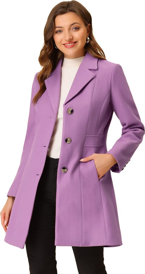 Womens Purple Winter Coat | ShopStyle UK