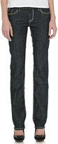 Thumbnail for your product : MEK Wilshire Straight-Leg Jeans with Studded Detail, Blue