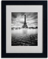 Thumbnail for your product : STUDY 'Eiffel Tower Study' Matted Framed Canvas Print by Moises Levy, 11" x 14"