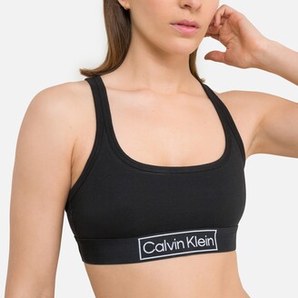 Calvin Klein Underwear Cotton Racerback Bralette - ShopStyle Bras
