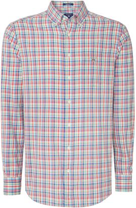 Gant Men's Bright Summer Madras Long-Sleeve Shirt