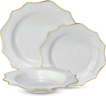 Rosdorf Park Baroque 18 Pc Dinnerware Set, Service For 6