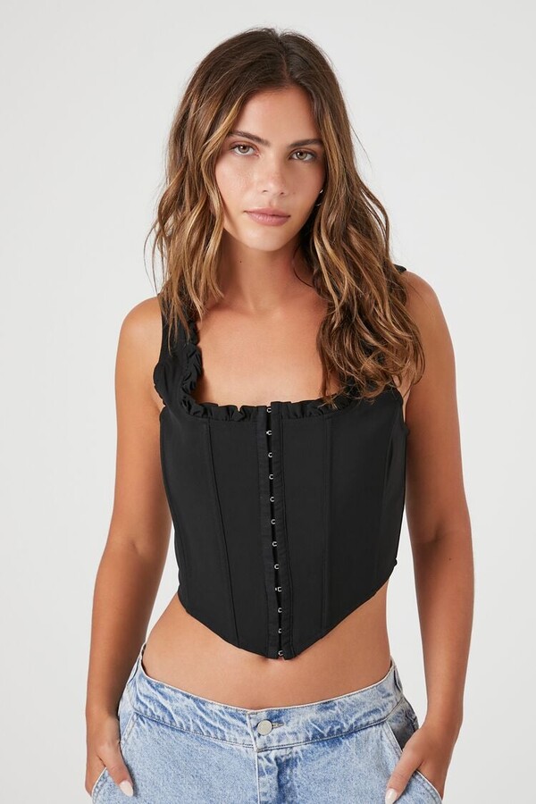 https://img.shopstyle-cdn.com/sim/43/1e/431ee25dd7a144e22faca86dc2f75811_best/womens-ruffle-trim-corset-crop-top-in-black-small.jpg