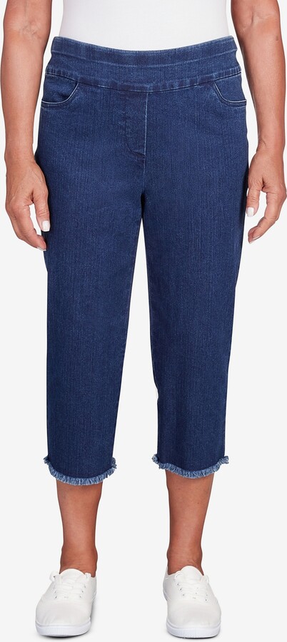 Alfred Dunner Women's Blue Pants