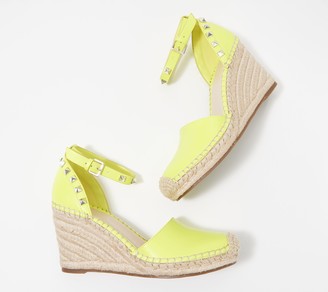 marc fisher yellow wedges