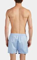 Thumbnail for your product : Barneys New York Men's Cotton Sateen Boxer Shorts - Blue