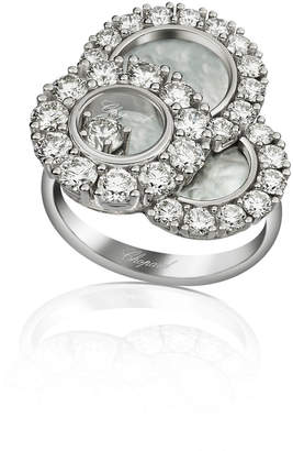 Chopard Happy Dreams Mother-of-Pearl Ring with Diamonds, Size 53