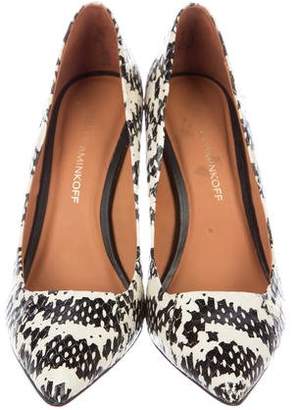 Rebecca Minkoff Embossed Pointed-Toe Pumps