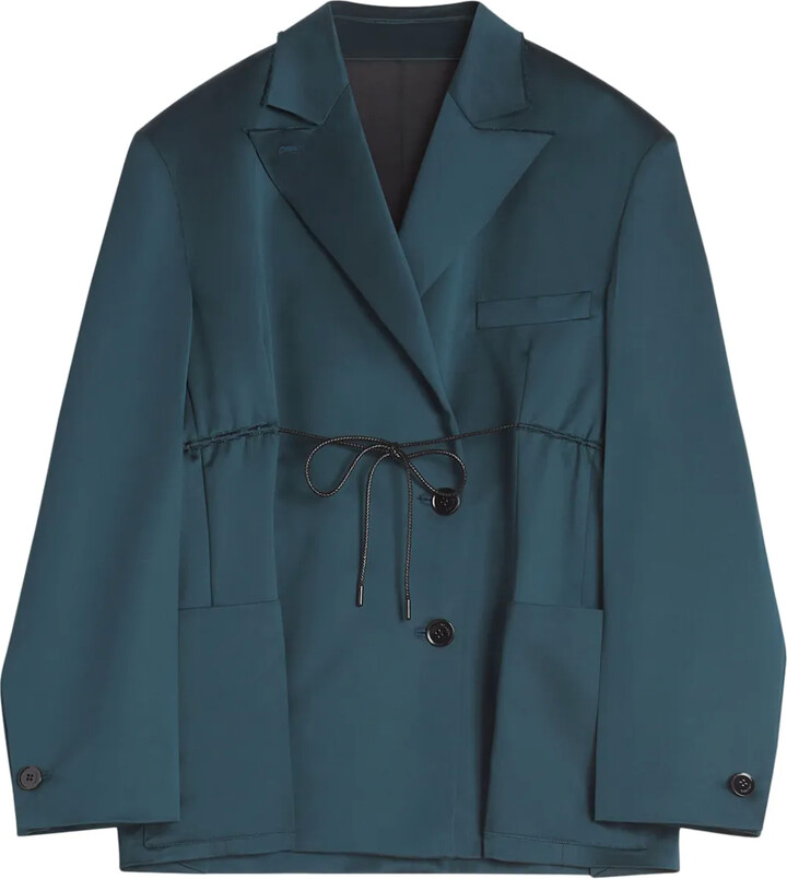 Lanvin Drawstring-Waist Blazer