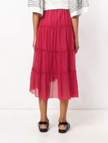 Thumbnail for your product : See by Chloe flared ruffled midi skirt