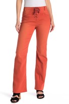 womens red bootcut jeans