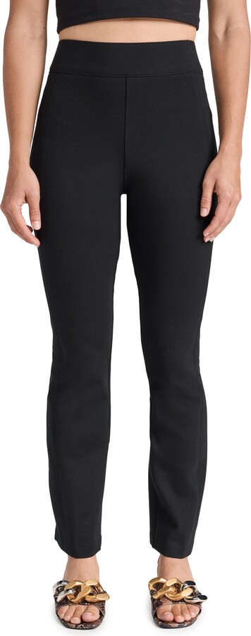 SPANX® Perfect Front Slit Classic Black Pants