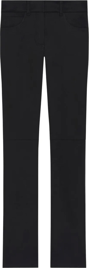 Courreges Satin Bootcut Pants