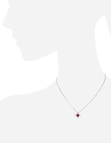 Thumbnail for your product : Diamond and Ruby Flower 18K Gold Pendant Necklace