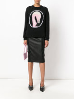 Thumbnail for your product : Givenchy flamingo knit jumper