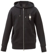 Thumbnail for your product : Givenchy 4g-padlock Cotton-jersey Hooded Sweatshirt - Black