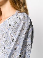 Thumbnail for your product : Isabel Marant Paisley Print Silk Midi Dress