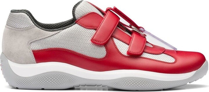 Prada Men's Red Sneakers & Athletic Shoes | over 20 Prada Men's Red Sneakers  & Athletic Shoes | ShopStyle | ShopStyle