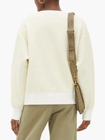 Thumbnail for your product : Chimala Puckered Cotton-blend Jersey Sweatshirt - Ivory