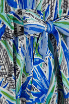 Thumbnail for your product : Kenzo Printed silk crepe de chine dress