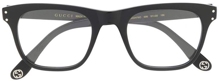 Gucci square frame glasses - ShopStyle