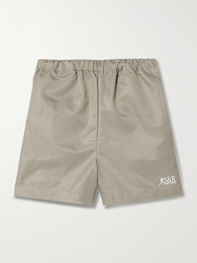 Sporty & Rich Shell Shorts - Neutrals