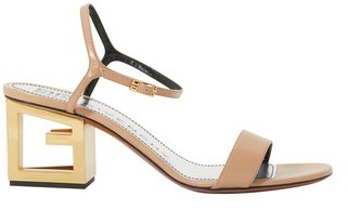 Givenchy Triangle cutout heel leather sandals