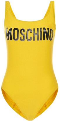Moschino Logo Printed Swimsuit