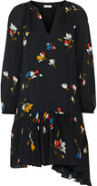 Thumbnail for your product : Joie Agrafena Floral-print Silk Crepe De Chine Mini Dress
