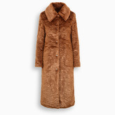 Thumbnail for your product : STAUD Light-brown Frankie long coat