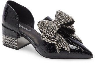 valenti embellished bow loafer