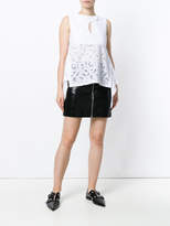 Thumbnail for your product : Neil Barrett Sangallo Lace top