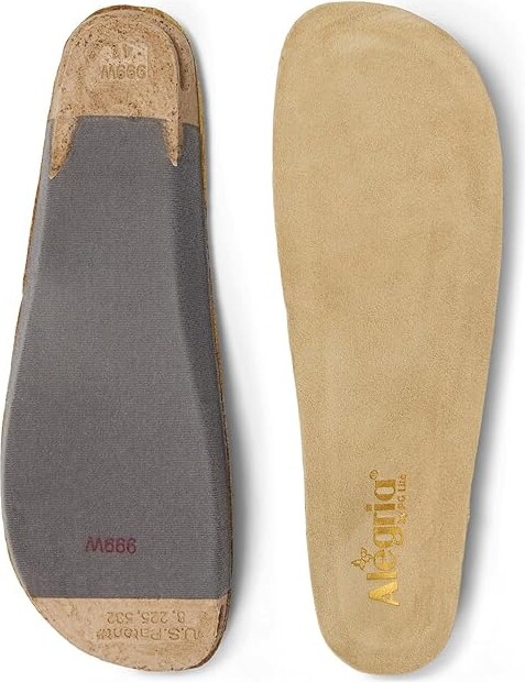 Alegria Wide Replacement Insole Women's Insoles Accessories Shoes Tan 1 : EU 35 (US Women's 5-5.5) Wide