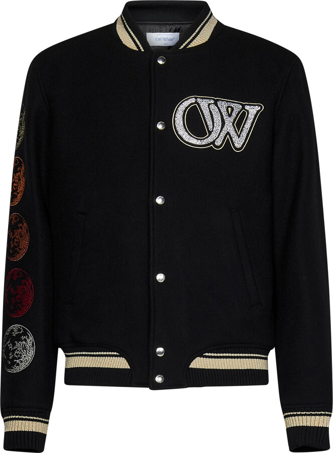 OffWhite Varsity Jacket ShopStyle
