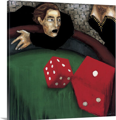 Williston Forge Vittori 'Craps' by KC Haxton Painting Print