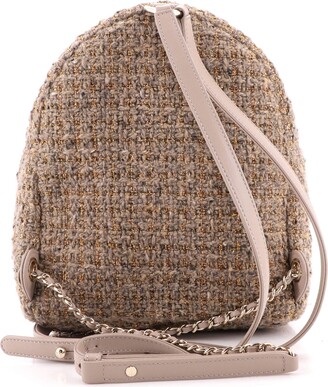 Chanel CC Pocket Backpack Quilted Tweed Mini - ShopStyle