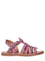 Thumbnail for your product : Pom D'Api Printed Suede Sandals