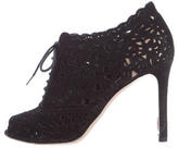 Thumbnail for your product : Valentino Laser Cut Suede Booties