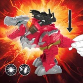 Thumbnail for your product : Marvel Power Rangers Battle Attackers Dino Fury T-Rex Champion Zord Electronic Action Figure