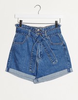 ASOS paper bag shorts