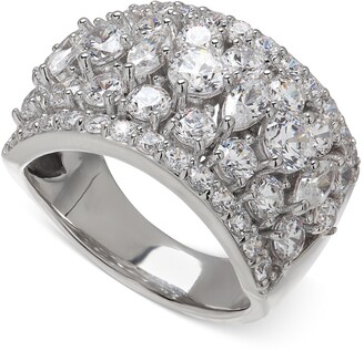 Arabella Cubic Zirconia Pave Ring in Sterling Silver