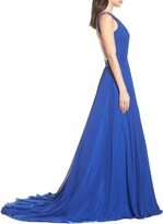 Thumbnail for your product : Mac Duggal Bateau Neck Ballgown