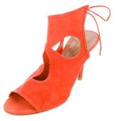 Thumbnail for your product : Aquazzura Sexy Thing Suede Sandals
