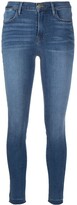 Thumbnail for your product : Frame Le High Skinny Raw Edge jeans