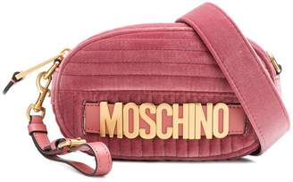 Moschino quilted logo belt bag