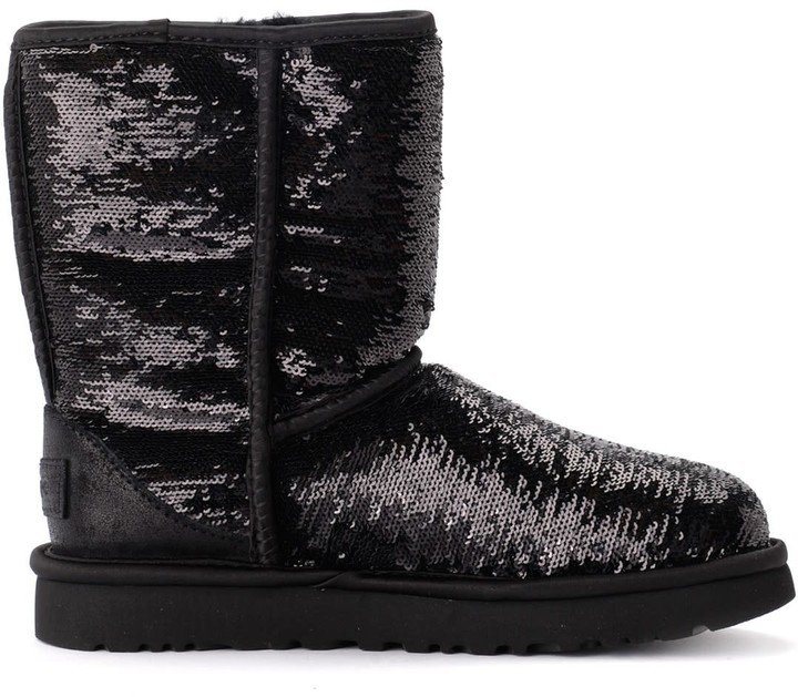 sequin black ugg boots