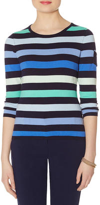 The Limited Colorful Stripe Sweater