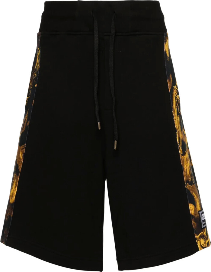 Versace Jeans Couture Watercolour Couture-print track shorts