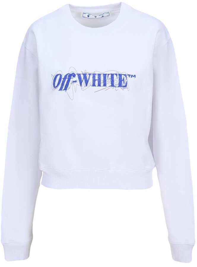 Off White Crewneck Sweatshirt | Shop the world's largest 